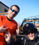 Very happy with his Aussie flag badge!