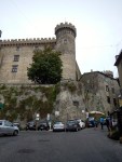 Castello Odescalchi overlooking the streets of Bracciano