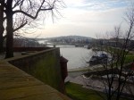 Vistula river from parapet of Wawel Castle