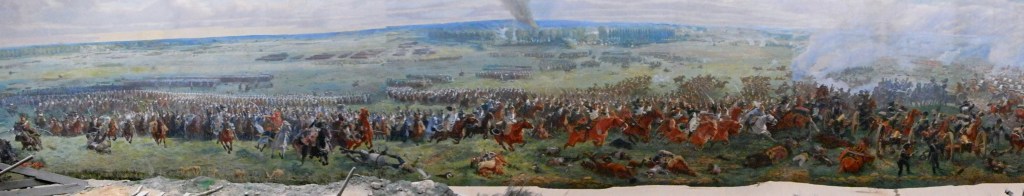 Artisit’s perspective of the Waterloo battlefield