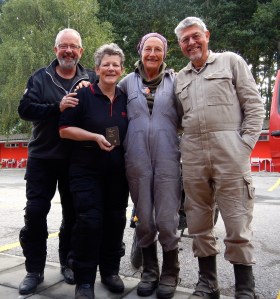 Been out picking berries, a lovely Swiss couple 